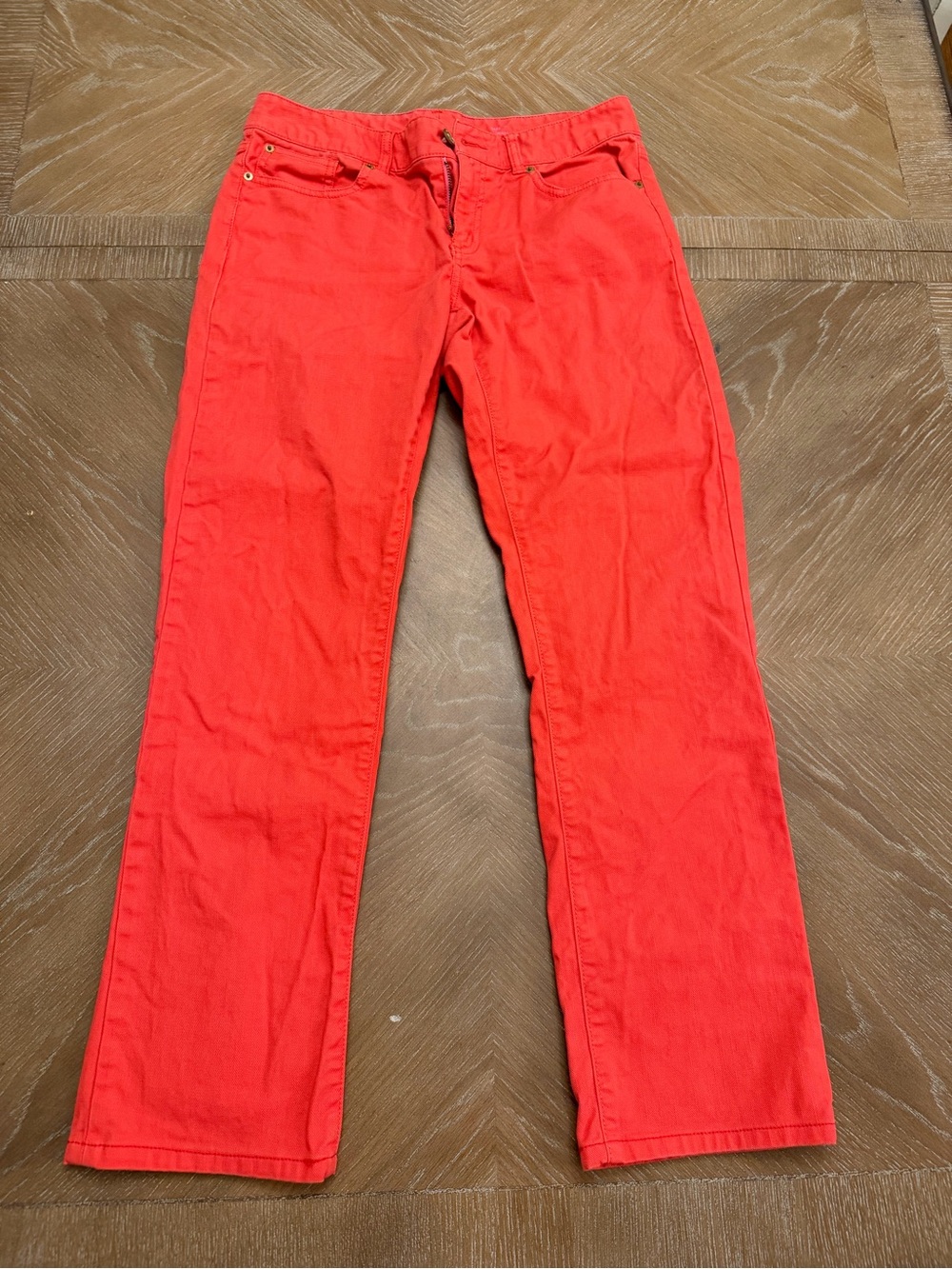 Women’s lily pulitzer Red Straight-Leg Jeans